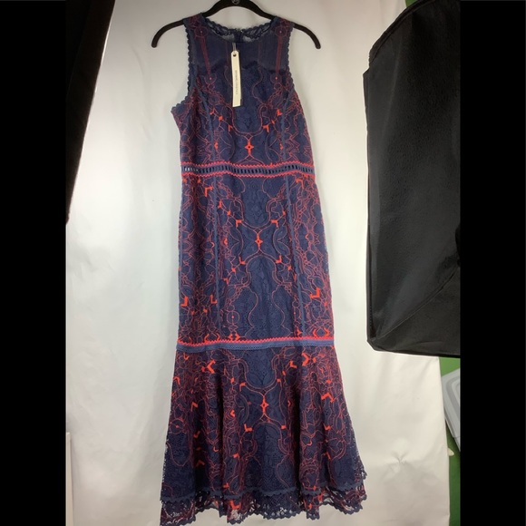 Johnathan Simkhai Dresses & Skirts - Jonathan Simkai Formal Lace Ruffled Hem Dress